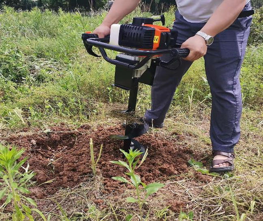 Tarière de plantation d'arbre 52CC 44F-5 tarière de terre robuste avec foret à lame métallique de 200 mm offerte