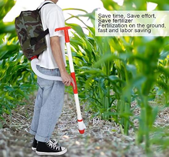 Épandeur d'engrais manuel à manche flexible pour maïs de ferme, légumes, canne à sucre, arbres fruitiers, applicateur d'engrais de jardin