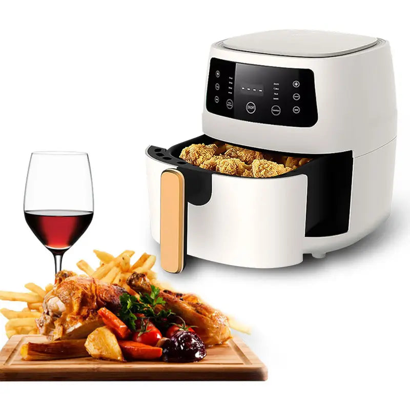 Friteuse électrique intelligente, appareil ménager, haute qualité, capacité 8L