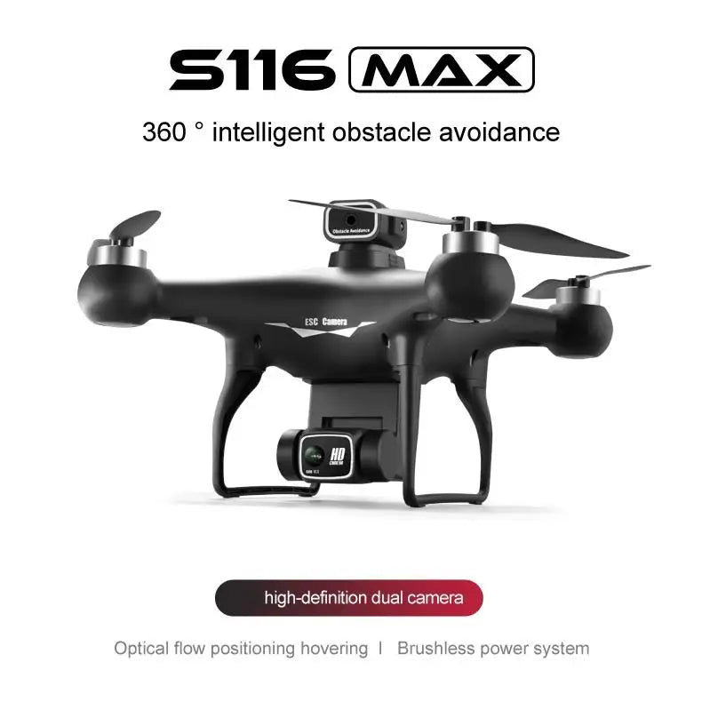 Drone S116 Wifi Évitement d'obstacles APP Télécommande Caméra Débutant Quadcopter _ 2 batéries