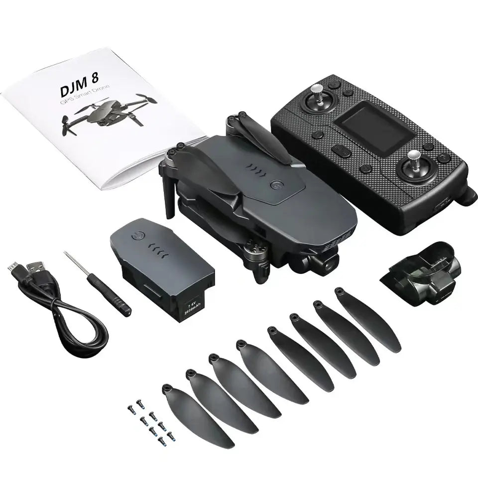 DJM8 drone Professionnel 4k HD caméra GPS GLONASS photographie drones 4k hd