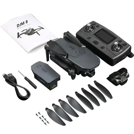 DJM8 drone Professionnel  4k HD caméra GPS GLONASS  photographie drones 4k hd