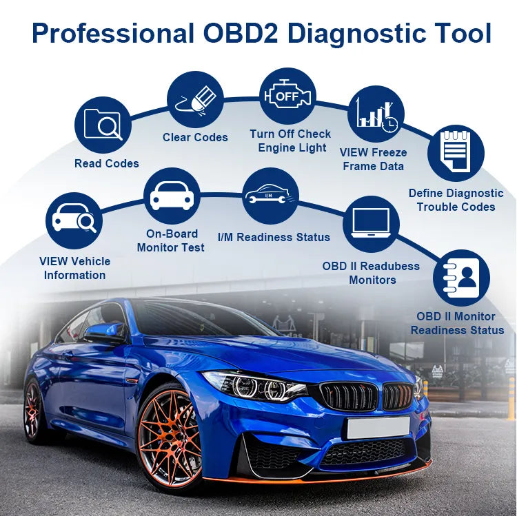 ELM327 pleine fonction OBD2 Scanner OBDII outil de diagnostic universel OBD moteur Code lecteur Auto Diagnostic outils