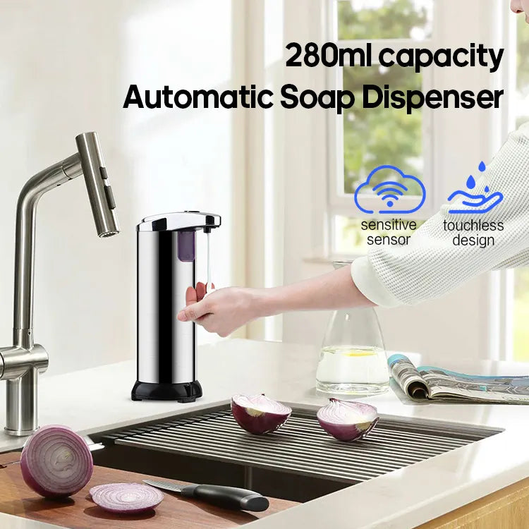 Distributeurs de savon 280 ml debout distributeur automatique de désinfectant pour les mains distributeur de savon liquide