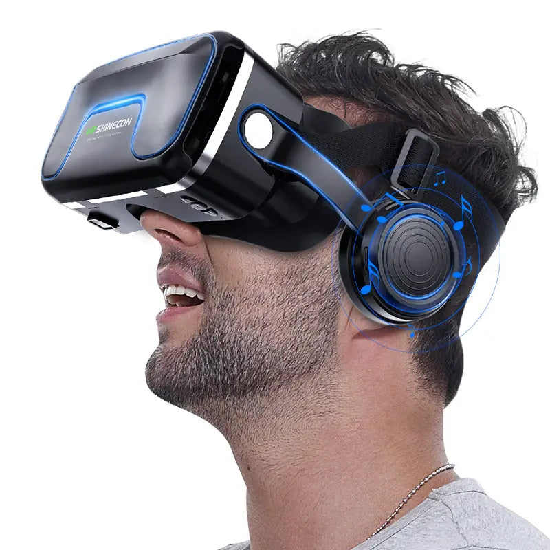 Réalité Virtuelle Améliorée HD Lunettes Intelligentes Mobile 3D Lunettes casque pour 4.0-6 Pouces smartphoneSmartphone