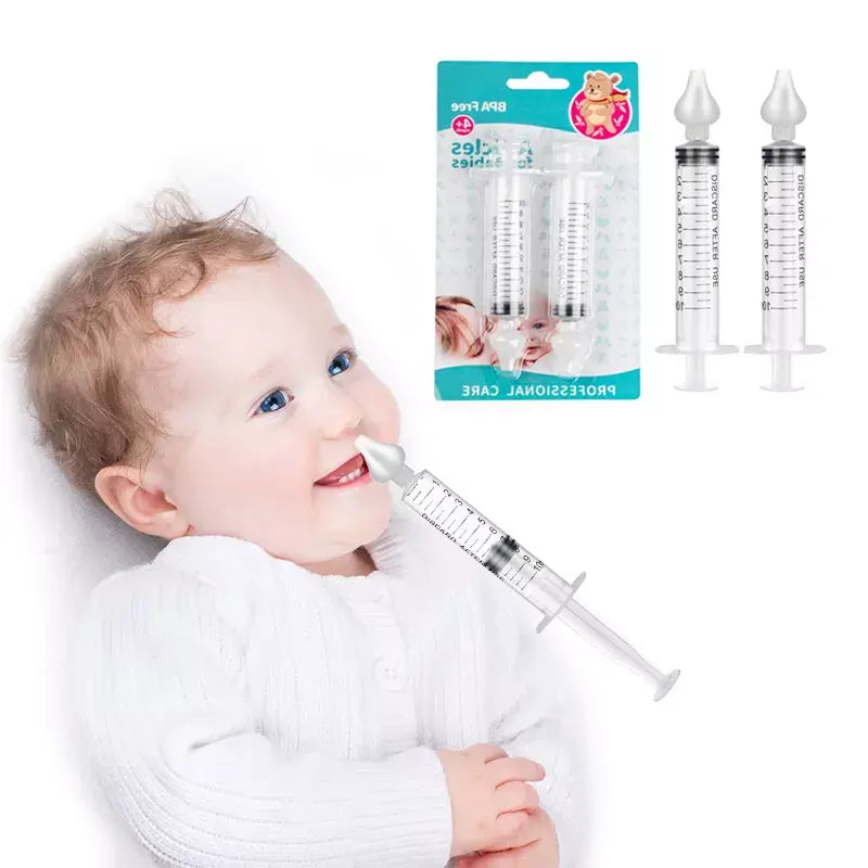 bébé nez propre aiguille Tube aspirateur Nasal bébé soins aspirateur Nasal nettoyant rhinite laveuse bébé seringue nasale