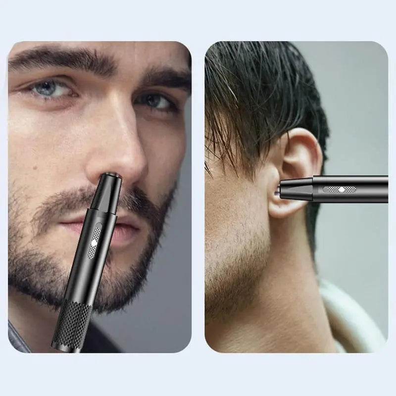 Tondeuse à cheveux électrique Rechargeable, rasoir multi-Multifonction lavable 2 en 1 pour le nez et les oreilles