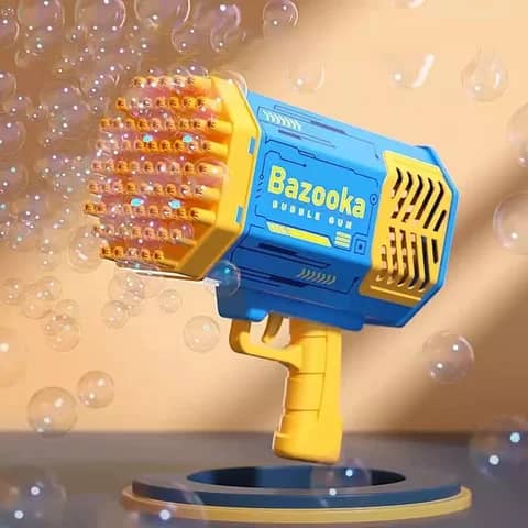 Pistolet à bulles électrique rechargeable à 69 trous, machine à bulles de savon magique pour enfants, automatique, Bazooka