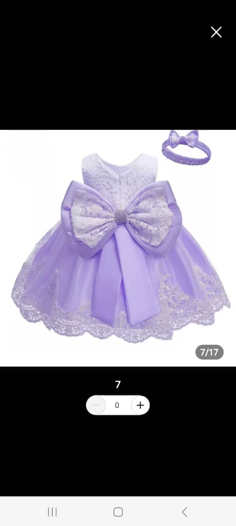 robe princesse 03 mois à 12 ans