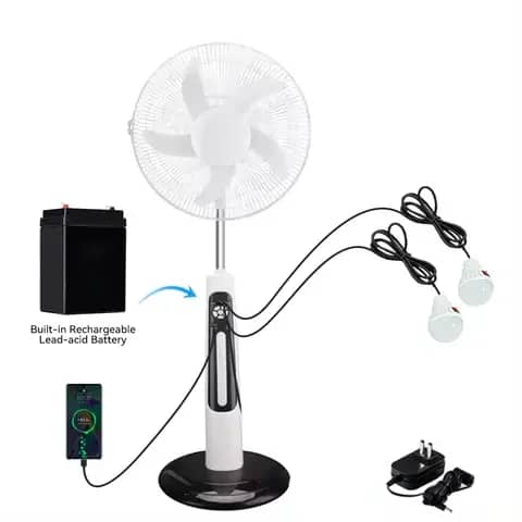 Ventilateur avec panneau solaire