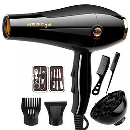 Sèche-cheveux mini portable mural support inverser une étape salon professionnel coup sèche-cheveux à ions
