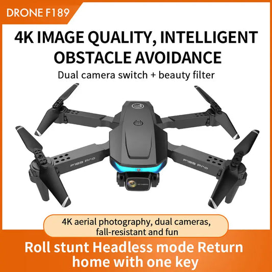 Drone semi-professionnel ZFR F189 PRO avec caméra 4K HD et GPS
