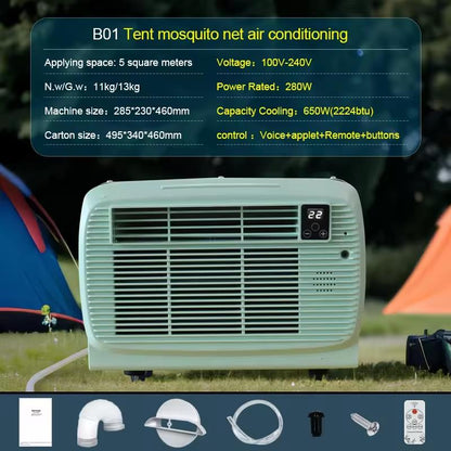 Mini climatiseur écologique d'intérieur portatif Rv camping climatiseur de tente de refroidissement