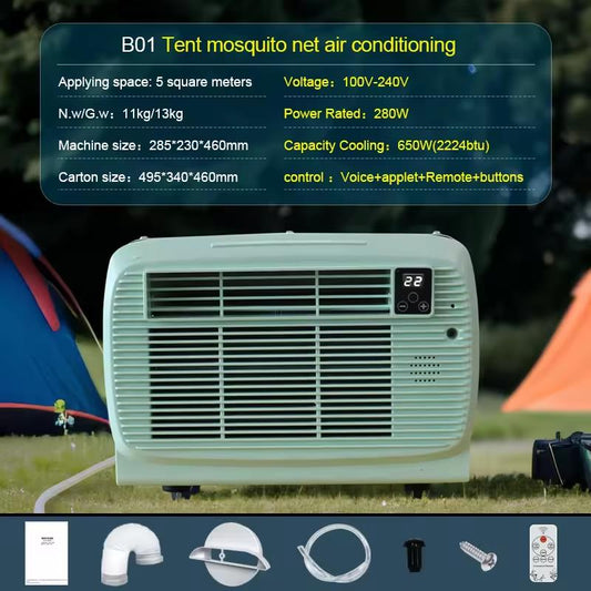 Mini climatiseur écologique d'intérieur portatif Rv camping climatiseur de tente de refroidissement