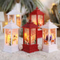 Lampe de décoration de Table de noël rouge et blanc, lampe à piles, père noël bonhomme de neige, cadeau de noël pour enfants