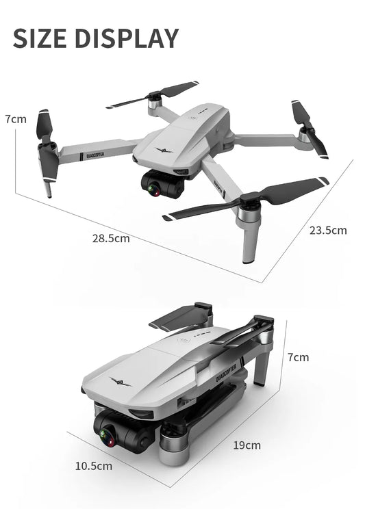 Drone Semi-professionnel Avancé HOSHI KF102 _ GPS HD 6K caméra professionnelle 1200m Transmission